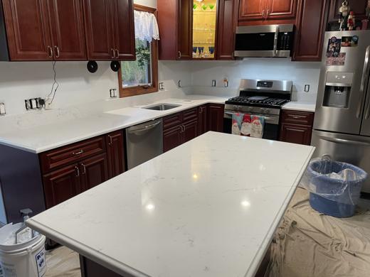Stone countertop project by World Wide Stone