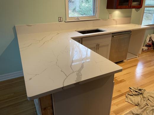 Stone countertop project by World Wide Stone