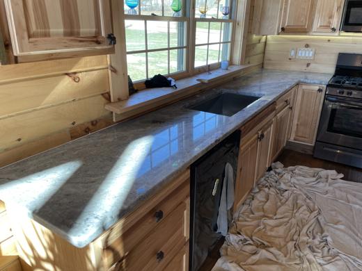 Stone countertop project by World Wide Stone