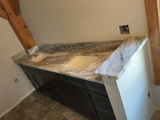 Stone countertop project by World Wide Stone