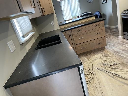 Stone countertop project by World Wide Stone