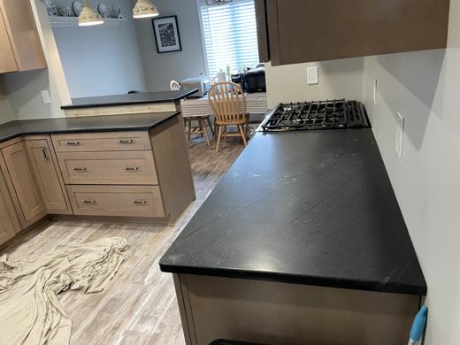 Stone countertop project by World Wide Stone