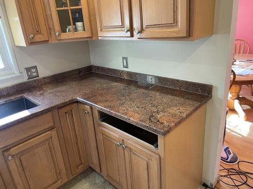 Stone countertop project by World Wide Stone
