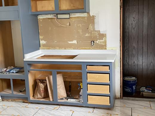 Stone countertop project by World Wide Stone