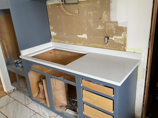 Stone countertop project by World Wide Stone