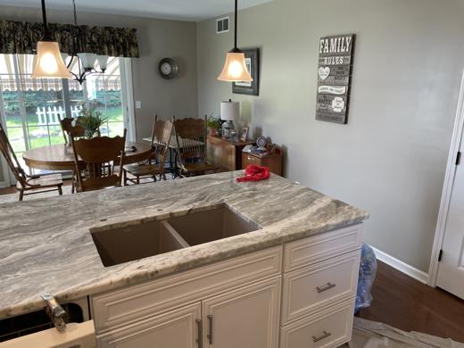 Stone countertop project by World Wide Stone