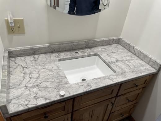 Stone countertop project by World Wide Stone
