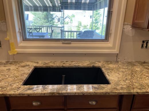 Stone countertop project by World Wide Stone