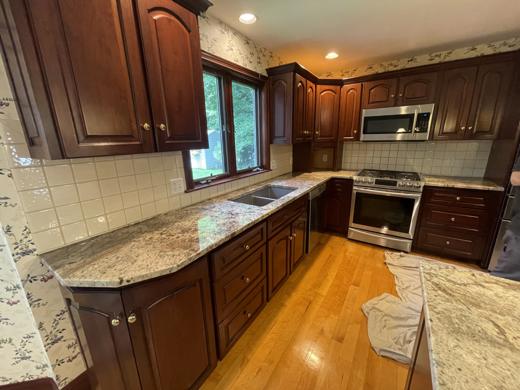 Stone countertop project by World Wide Stone