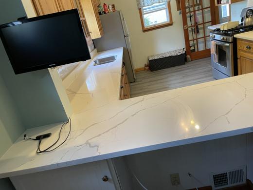 Stone countertop project by World Wide Stone