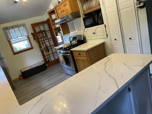 Stone countertop project by World Wide Stone