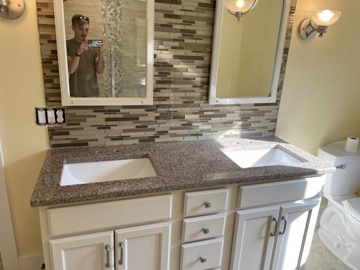 Stone countertop project by World Wide Stone