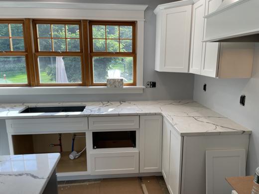 Stone countertop project by World Wide Stone