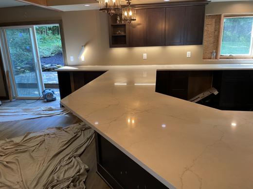 Stone countertop project by World Wide Stone