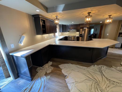 Stone countertop project by World Wide Stone