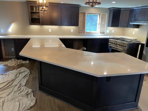 Stone countertop project by World Wide Stone