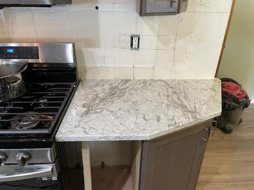 Stone countertop project by World Wide Stone