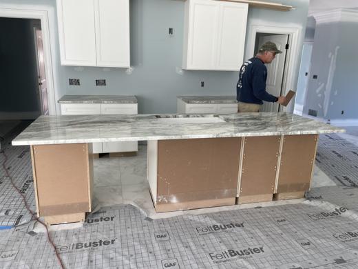 Stone countertop project by World Wide Stone