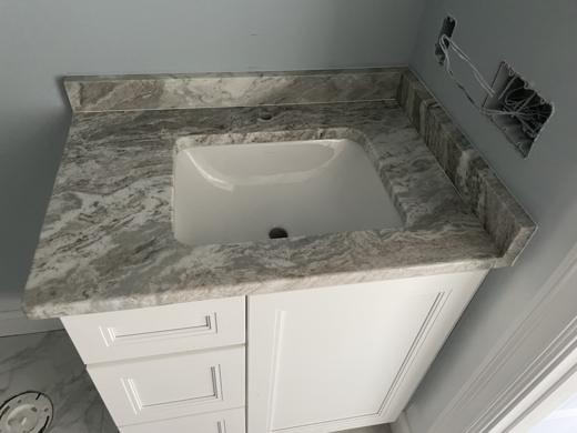 Stone countertop project by World Wide Stone