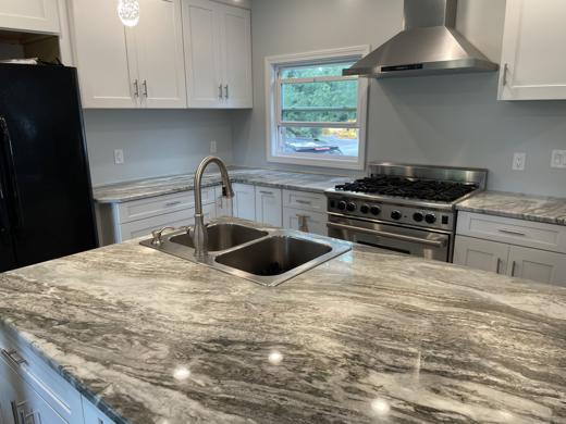 Stone countertop project by World Wide Stone
