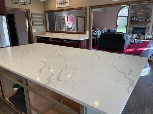 Stone countertop project by World Wide Stone