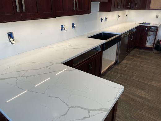 Stone countertop project by World Wide Stone